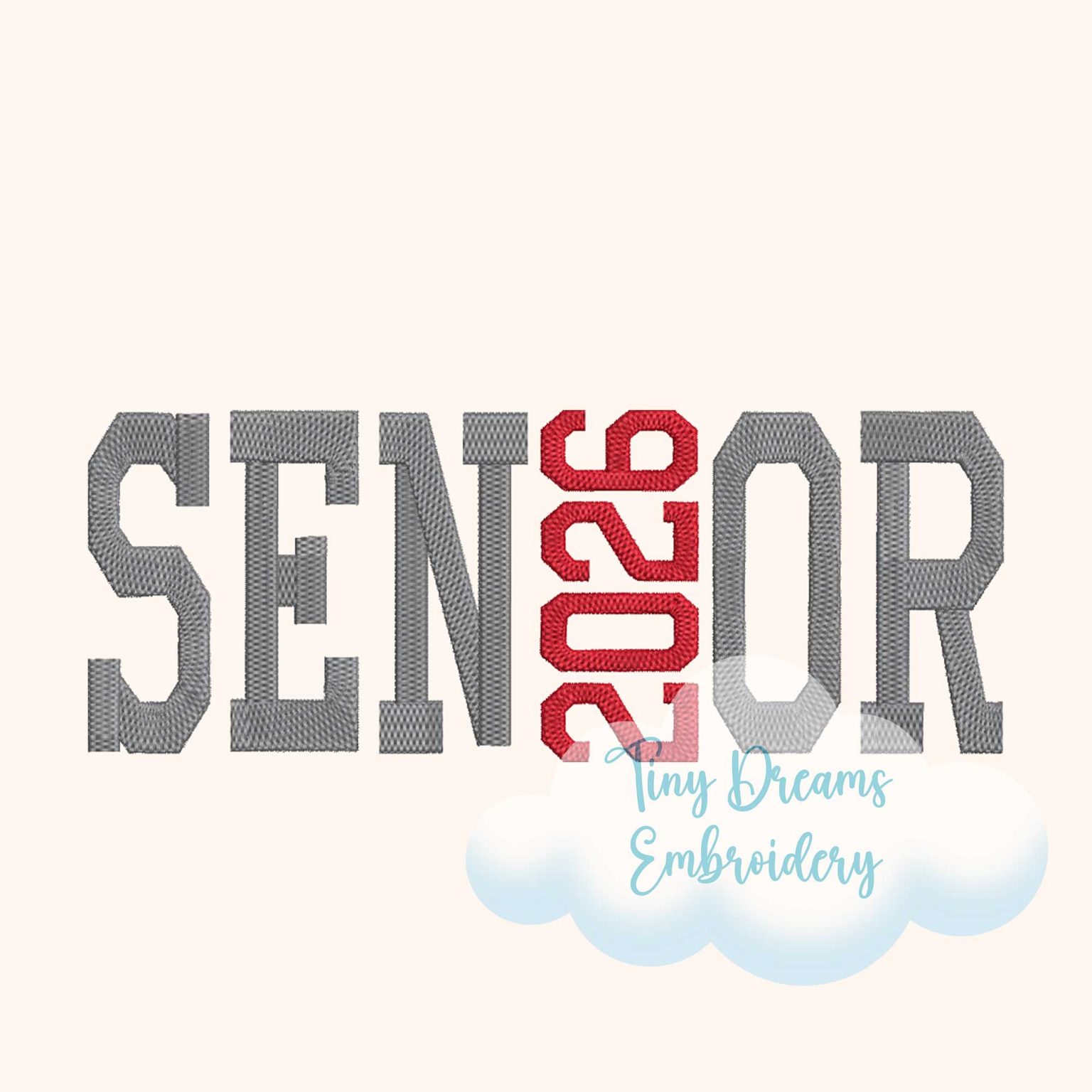 2026 Senior Graduate Digital Machine Embroidery Design Congratulations ...